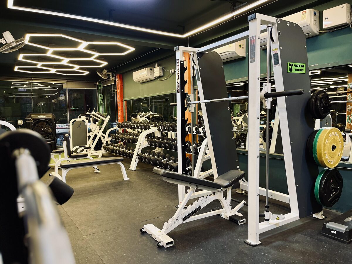 Machine section at Hulk Fitness